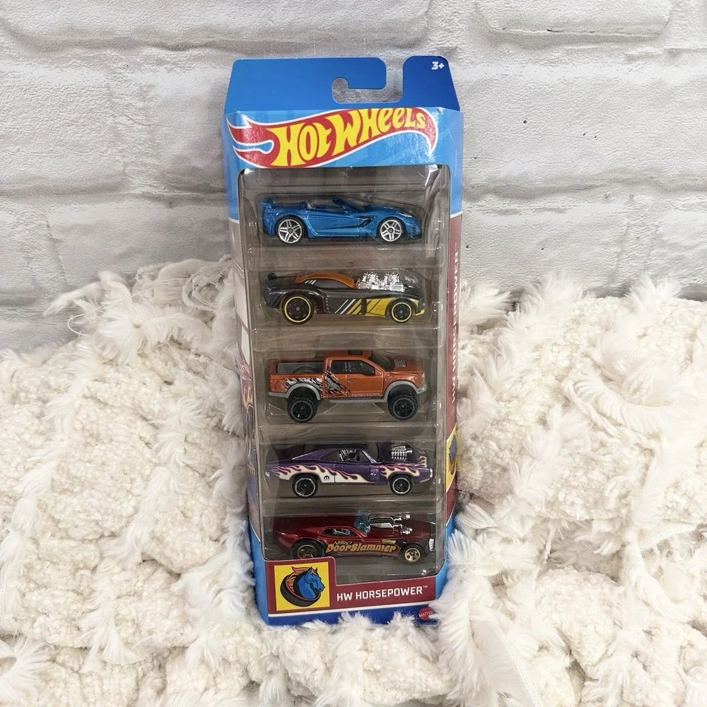 Mattel Hot Wheels HW Horsepower 5-Pack 1:64 Diecast Cars - NEW